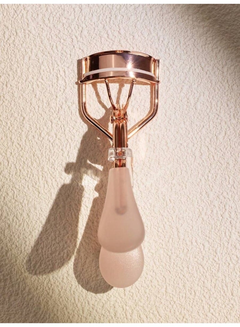 Rose Gold Eyelash Curler with Soft Silicone Pad for Natural Lift - Image 1